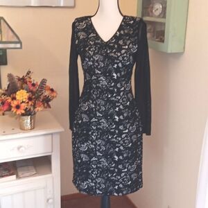 Marc New York Andrew Mark Soft Brocade Dress
